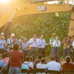 Héctor Santana arranca colector pluvial en Flamingos para mitigar inundaciones en la carretera 200