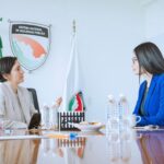 Gestiona Geraldine más apoyos para la seguridad de Tepic