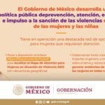 Gobierno de México refrenda compromiso por la igualdad sustantiva de género y erradicación de las violencias contra mujeres y niñas