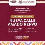 El Gobierno de Bahía de Banderas inicia la construcción de la nueva calle Amado Nervo en San Vicente