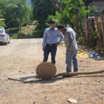 Llevan acciones de saneamiento y desazolve a la comunidad de Aguamilpa