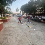 Acciones inmediatas: Gobierno de Bahía de Banderas limpia espacios públicos tras celebraciones patrias